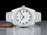 Rolex Datejust 36 Bianco Oyster White Milk Romani Ghiera Diamanti 116244 